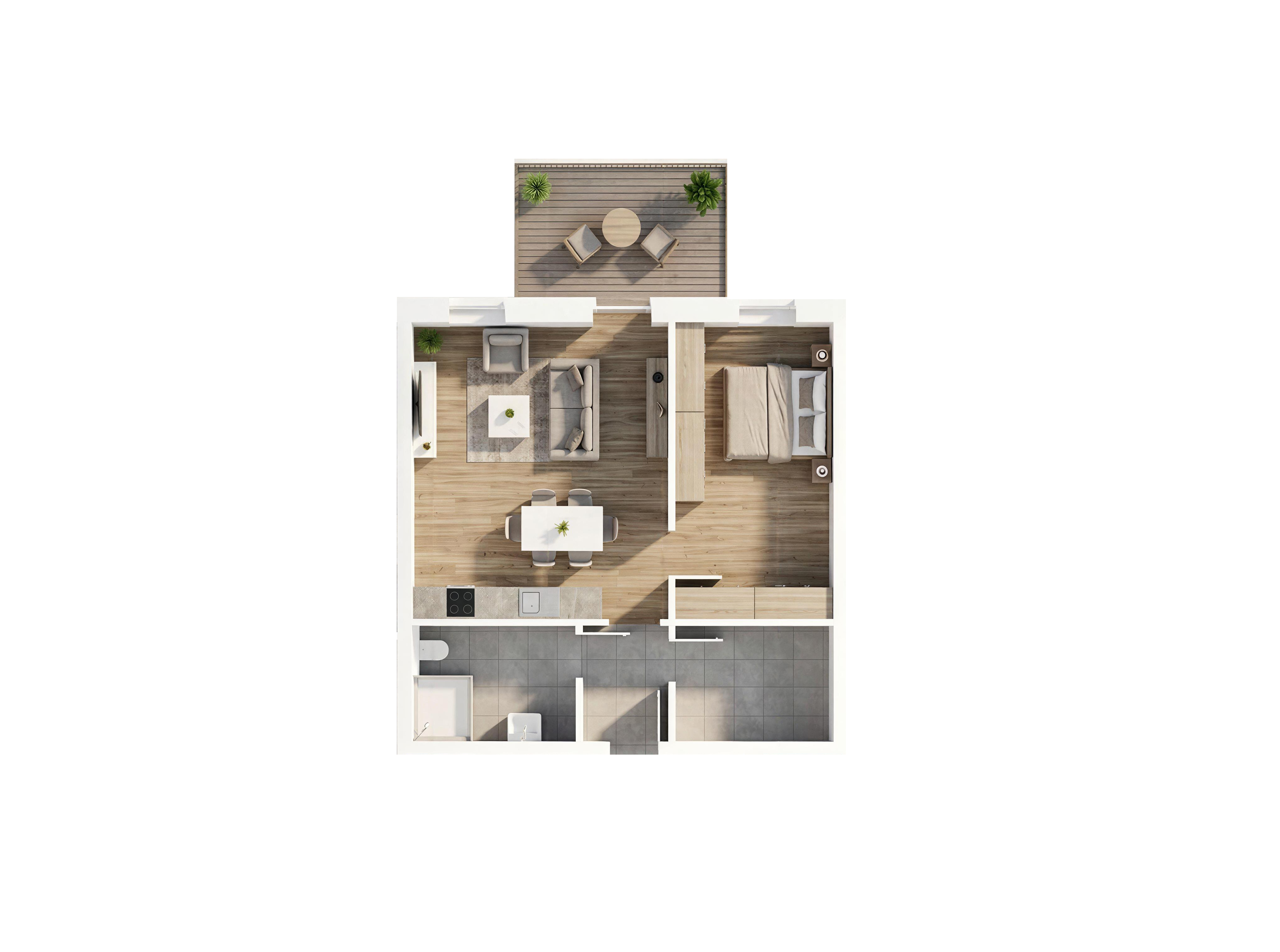 Grundriss Wohnung 5